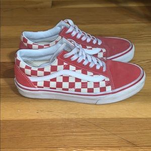 VANS OLD SKOOL RED CHECK